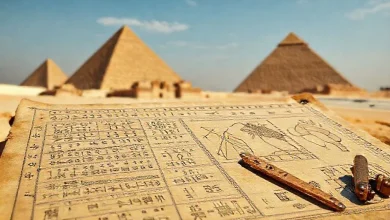 Antik Mısır piramitlerinin inşasında kullanılan matematiksel hesaplamalar ve sırlar.