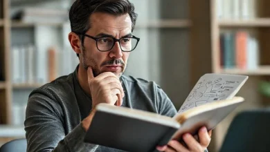 Eleştirel okuma nedir? Okuma teknikleri, eleştirel düşünme ve analiz becerilerini gösteren görsel.