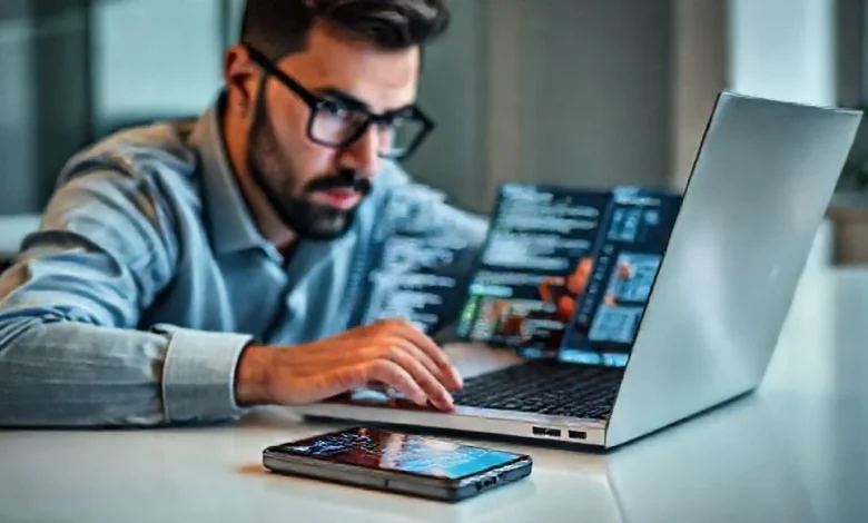 Mobil uygulama geliştirme temel kavramları, terimler sözlüğü ve geliştirme süreçlerini anlatan görsel.