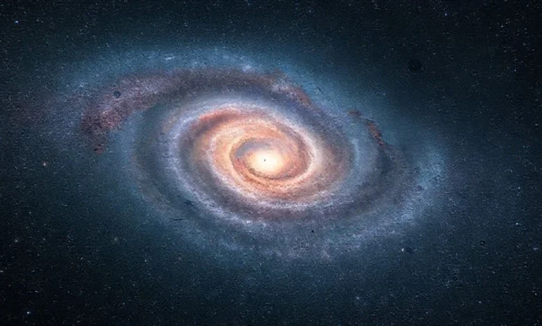 Samanyolu Galaksisi ve evrendeki diğer gökadalar hakkında bilgi içeren bilimsel görsel.