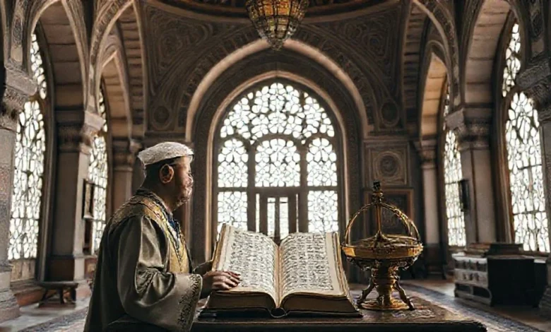 Osmanlı kültürü ve sanatı: Mimari, edebiyat ve bilim eserleri görselleri.