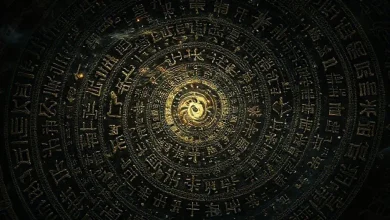 Antik Mısır'dan modern çağa sayı sistemlerinin tarihsel evrimini ve gizemli dünyasını gösteren görsel.