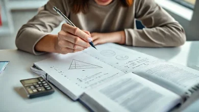 Trigonometri problemleri ve çözümleri anlatan detaylı bir görsel. Adım adım formül uygulamaları ve grafikler.