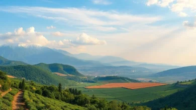 Türkiye'nin coğrafi bölgeleri: iklim, bitki örtüsü ve tarım ürünleri dağılımı haritası.