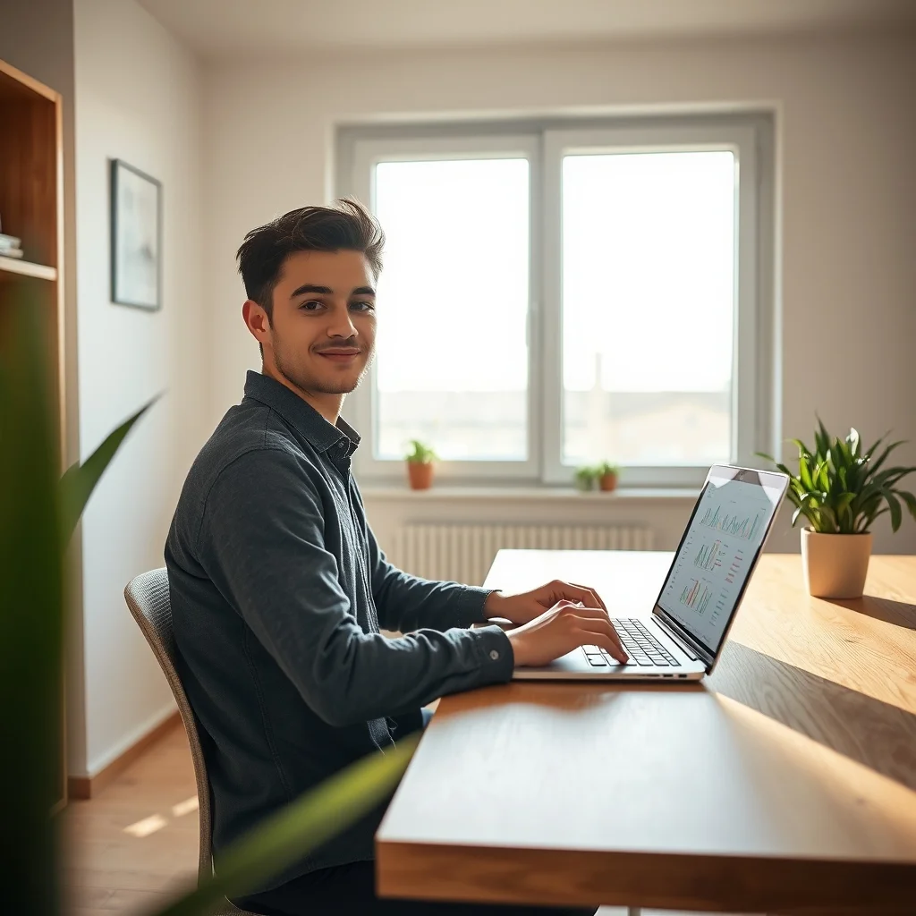 Dijital ekranda karmakarışık verileri düzenleyen ve SQL veri gruplama analizi yapan modern sunucu odası.